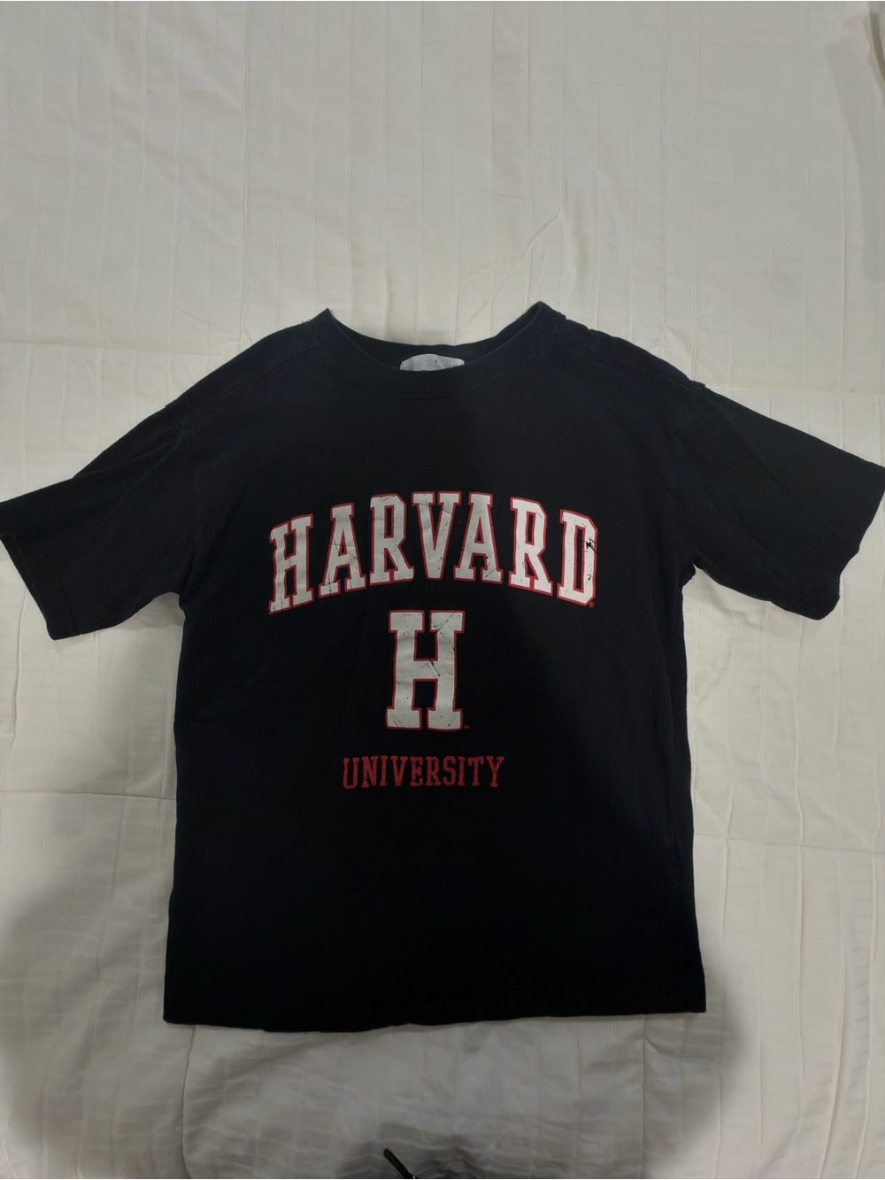 Zara Harvard black tee
